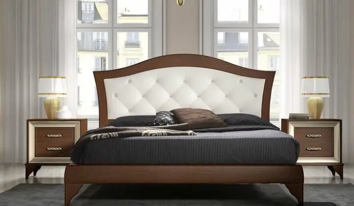 CAMA PARIS (TWIN (1/2 PLAZAS), WENGUE, MICROFIBRA)