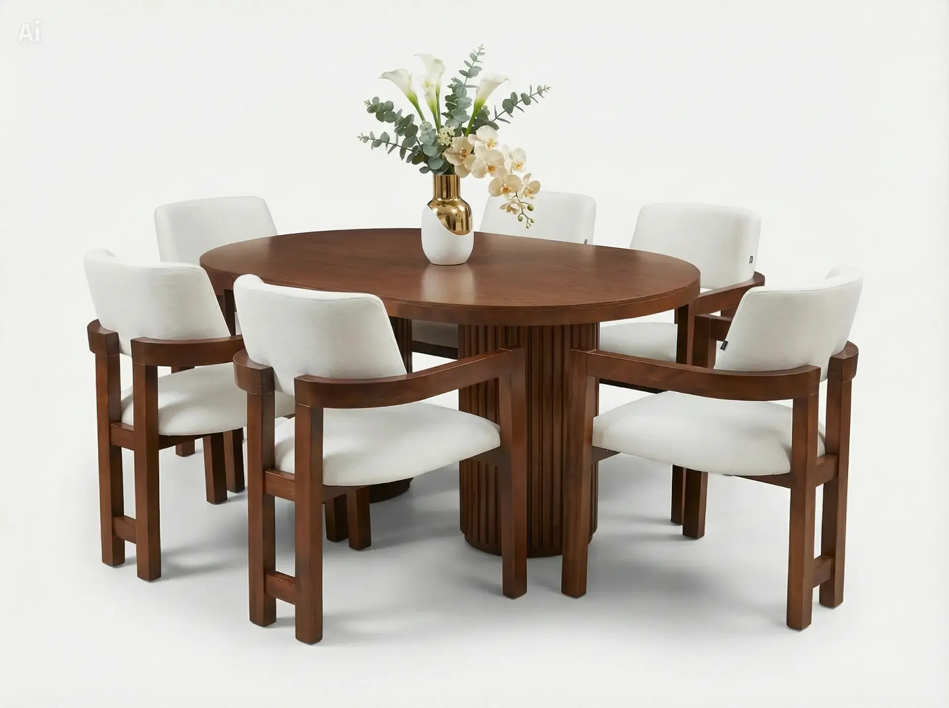 MESA DE COMEDOR ITALIA (4 PUESTOS, WENGUE)